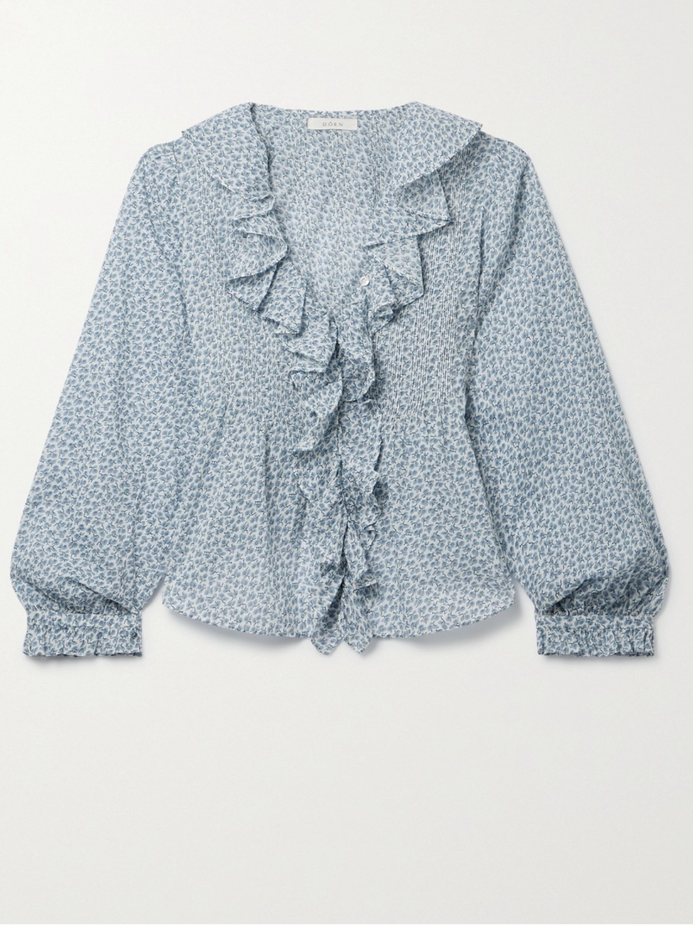 Doen Leanna Blouse XXS Blue Floral